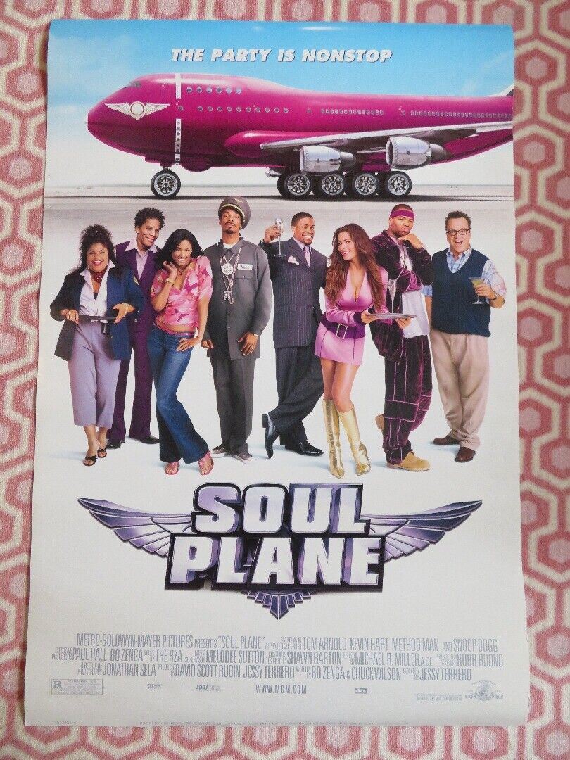 SOUL PLANE VERSION A US ROLLED POSTER KEVIN HART SNOOP DOGG 2004 Rendezvous Cinema Movie posters