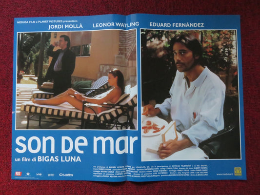 SOUND OF THE SEA - B ITALIAN FOTOBUSTA POSTER JORDI MOLLA LEONOR WATLING 2001 Rendezvous Cinema Movie posters