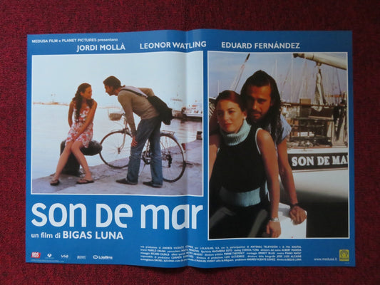 SOUND OF THE SEA - C ITALIAN FOTOBUSTA POSTER JORDI MOLLA LEONOR WATLING 2001 Rendezvous Cinema Movie posters
