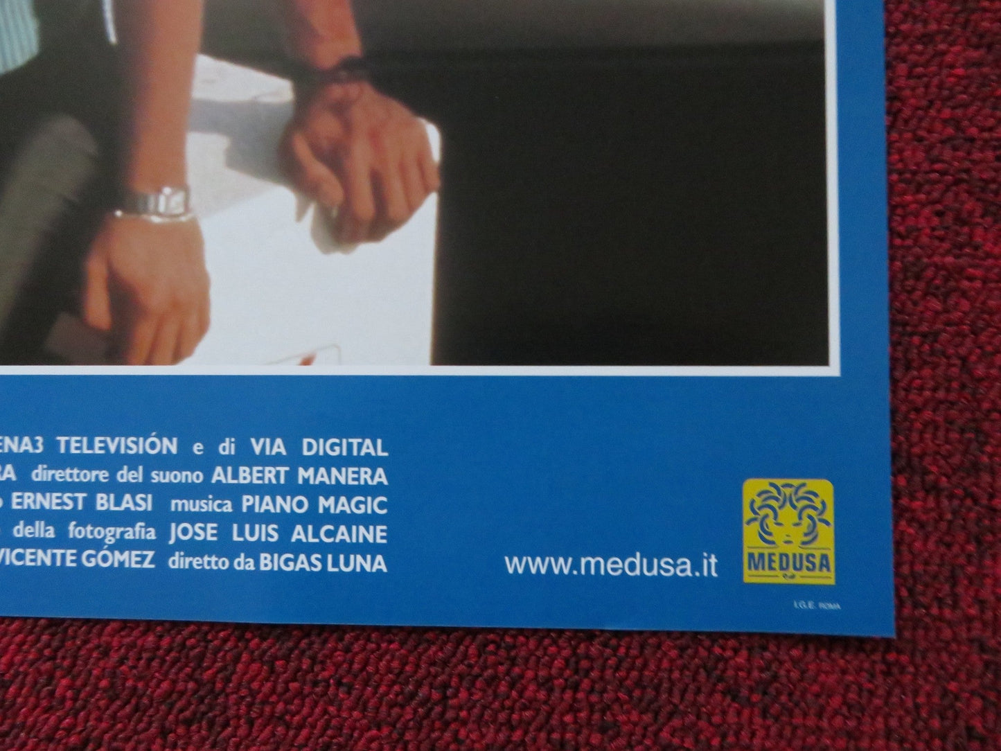 SOUND OF THE SEA - C ITALIAN FOTOBUSTA POSTER JORDI MOLLA LEONOR WATLING 2001 Rendezvous Cinema Movie posters