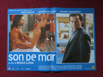 SOUND OF THE SEA - E ITALIAN FOTOBUSTA POSTER JORDI MOLLA LEONOR WATLING 2001 Rendezvous Cinema Movie posters