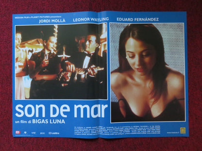 SOUND OF THE SEA - F ITALIAN FOTOBUSTA POSTER JORDI MOLLA LEONOR WATLING 2001 Rendezvous Cinema Movie posters