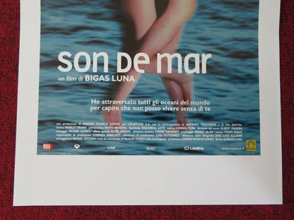 SOUND OF THE SEA ITALIAN LOCANDINA (27.5"x13") POSTER EDUARD FERNANDEZ 2001 Movie posters