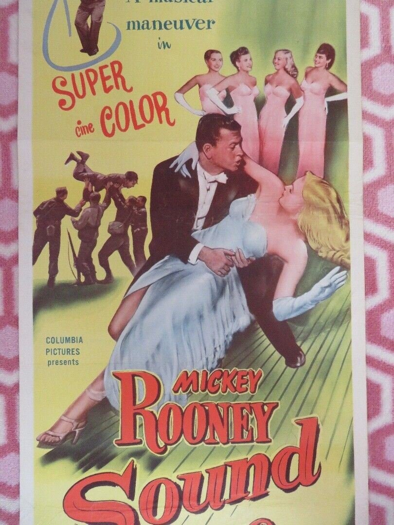 SOUND OFF US INSERT (14"x 36") POSTER MICKEY ROONEY 1952 - Rendezvous Cinema