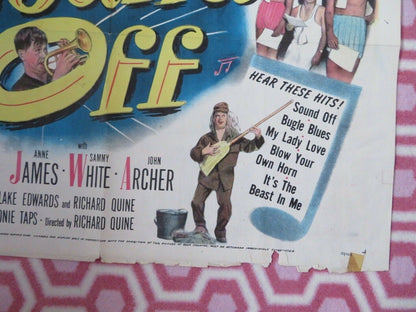 SOUND OFF US ONE SHEET POSTER MICKEY ROONEY ANNE JAMES 1952 Movie posters