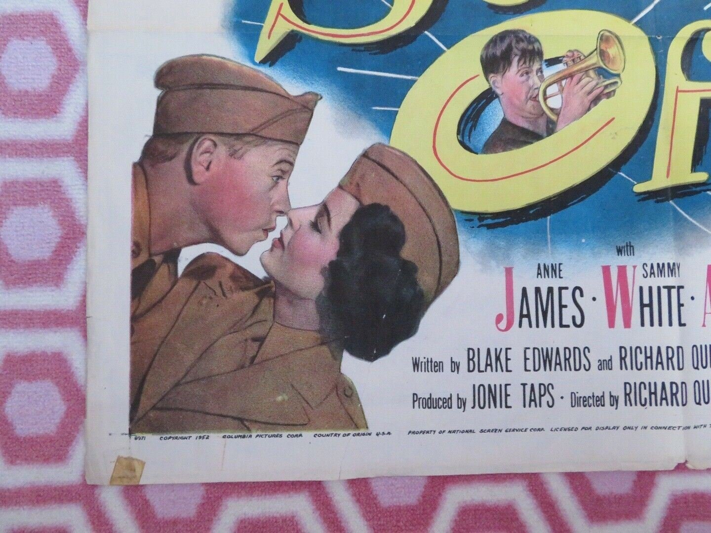 SOUND OFF US ONE SHEET POSTER MICKEY ROONEY ANNE JAMES 1952 Movie posters