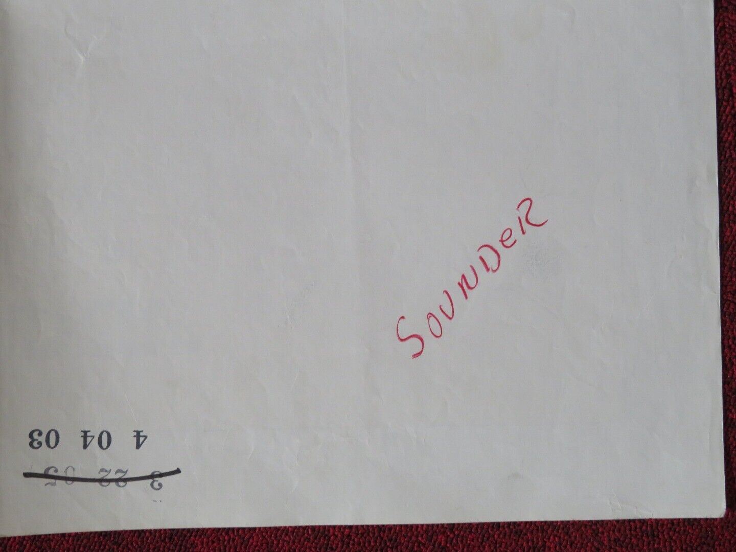 SOUNDER FOLDED US ONE SHEET POSTER CICELY TYSON 1972 Movie posters