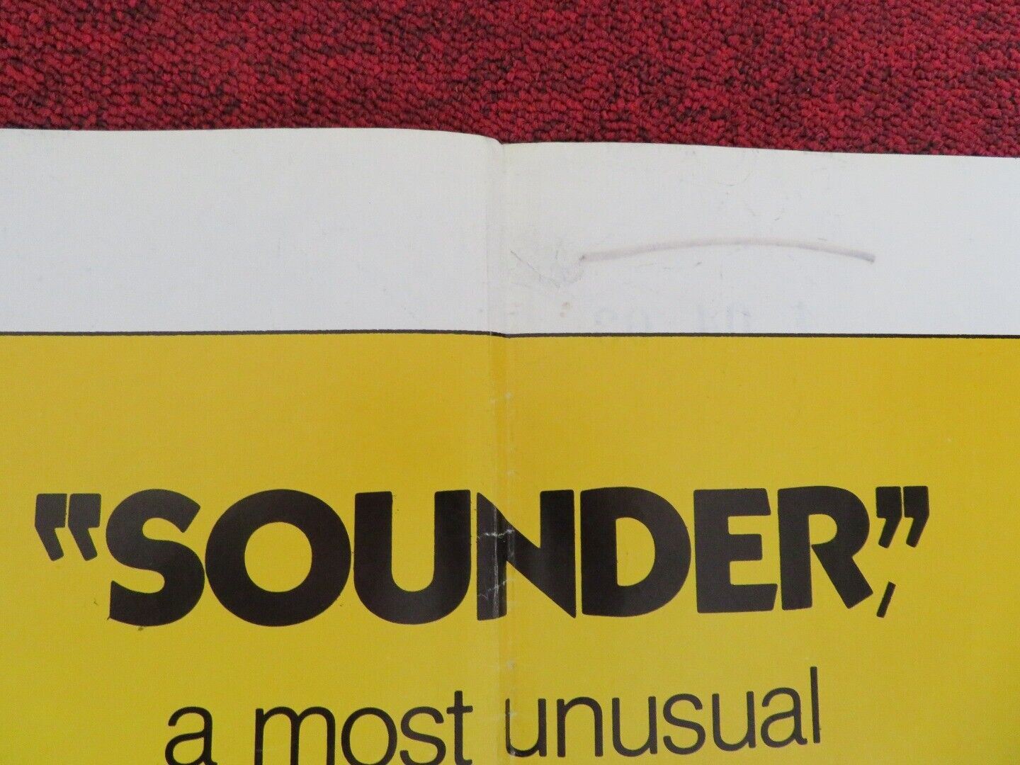 SOUNDER FOLDED US ONE SHEET POSTER CICELY TYSON 1972 Movie posters
