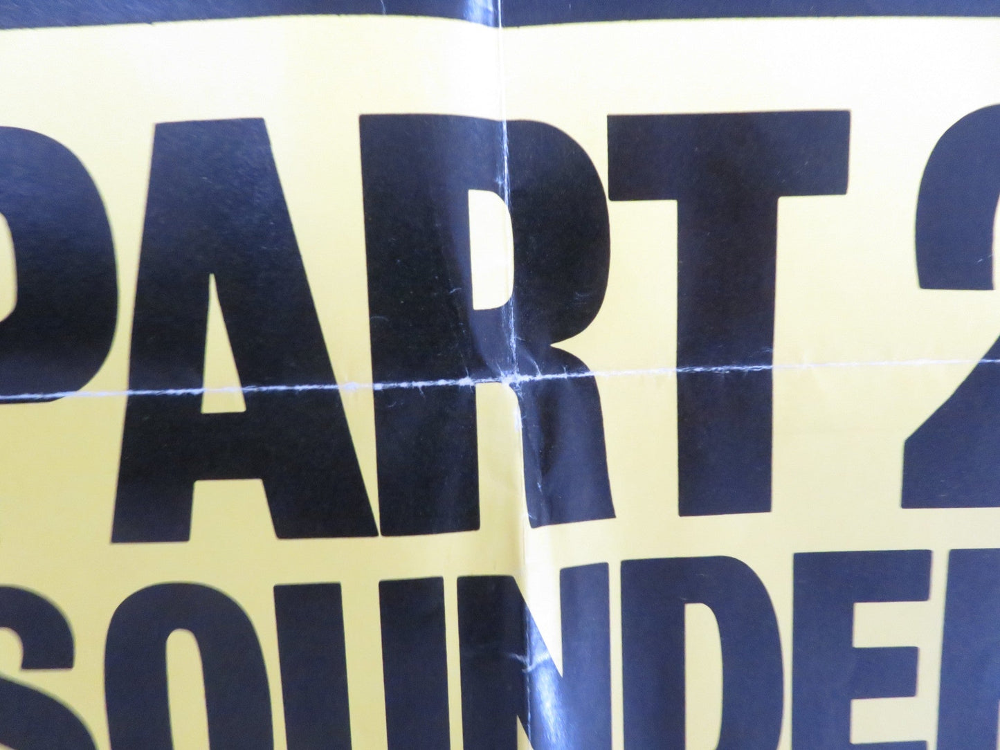 SOUNDER PART 2 FOLDED US ONE SHEET POSTER TEDDY AIRHART EARL BILLINGS 1976 Rendezvous Cinema Movie posters