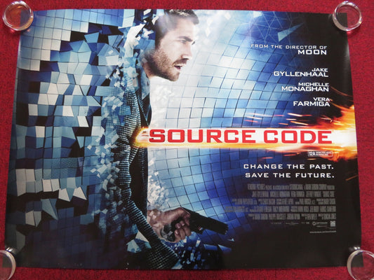 SOURCE CODE UK QUAD (30"x 40") ROLLED POSTER JAKE GYLLENHAAL M. MONAGHAN 2011 Rendezvous Cinema Movie posters