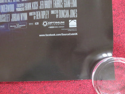 SOURCE CODE UK QUAD (30"x 40") ROLLED POSTER JAKE GYLLENHAAL M. MONAGHAN 2011 Rendezvous Cinema Movie posters