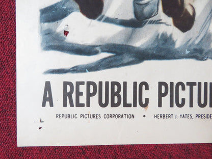 SOUTH PACIFIC TRAIL FOLDED US ONE SHEET POSTER REX ALLEN SLIM PICKENS 1952 Rendezvous Cinema Movie posters