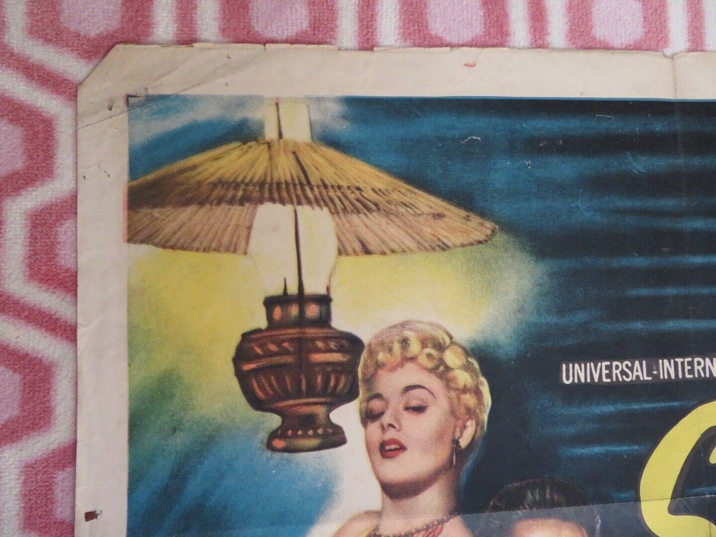 SOUTH SEA SINNER FOLDED US ONE SHEET POSTER SHELLEY WINTERS HELENA CARTER '49 - Rendezvous Cinema