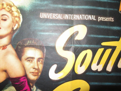 SOUTH SEA SINNER FOLDED US ONE SHEET POSTER SHELLEY WINTERS HELENA CARTER '49 - Rendezvous Cinema