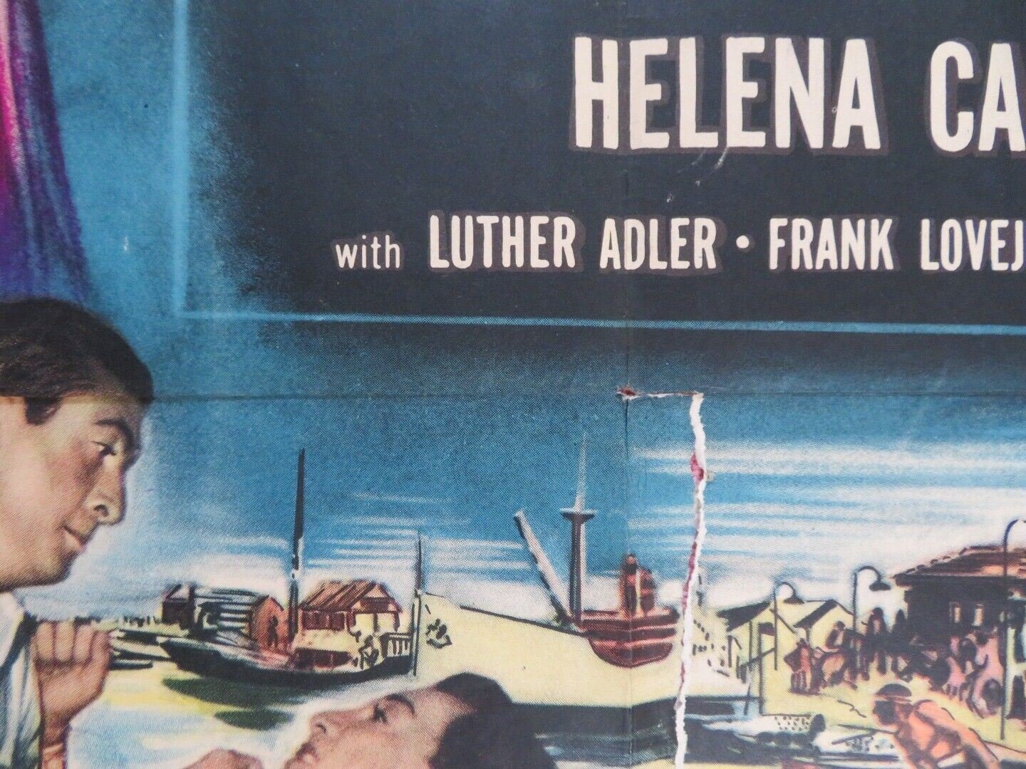 SOUTH SEA SINNER FOLDED US ONE SHEET POSTER SHELLEY WINTERS HELENA CARTER '49 - Rendezvous Cinema