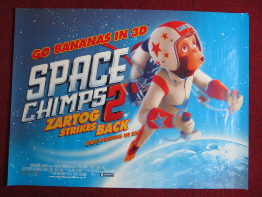 SPACE CHIMPS 2: ZARTOG STRIKES BACK UK QUAD (30"x 40") ROLLED POSTER KENNY 2010 Rendezvous Cinema Movie posters