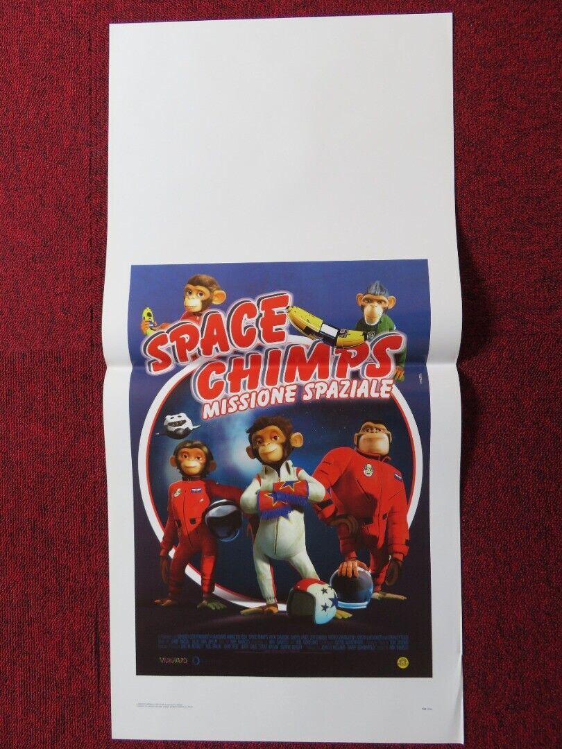 SPACE CHIMPS ITALIAN LOCANDINA (27.5"x13") POSTER ANDY SAMBERG CHERYL HINES 2008 Movie posters