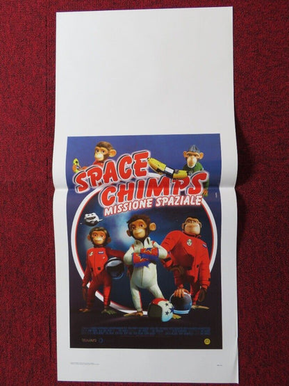 SPACE CHIMPS ITALIAN LOCANDINA (27.5"x13") POSTER ANDY SAMBERG CHERYL HINES 2008 Movie posters