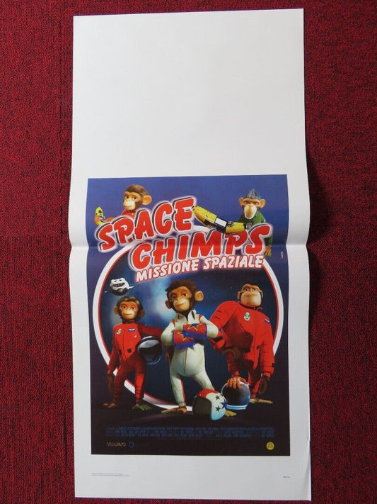 SPACE CHIMPS ITALIAN LOCANDINA (27.5"x13") POSTER ANDY SAMBERG CHERYL HINES 2008 Movie posters