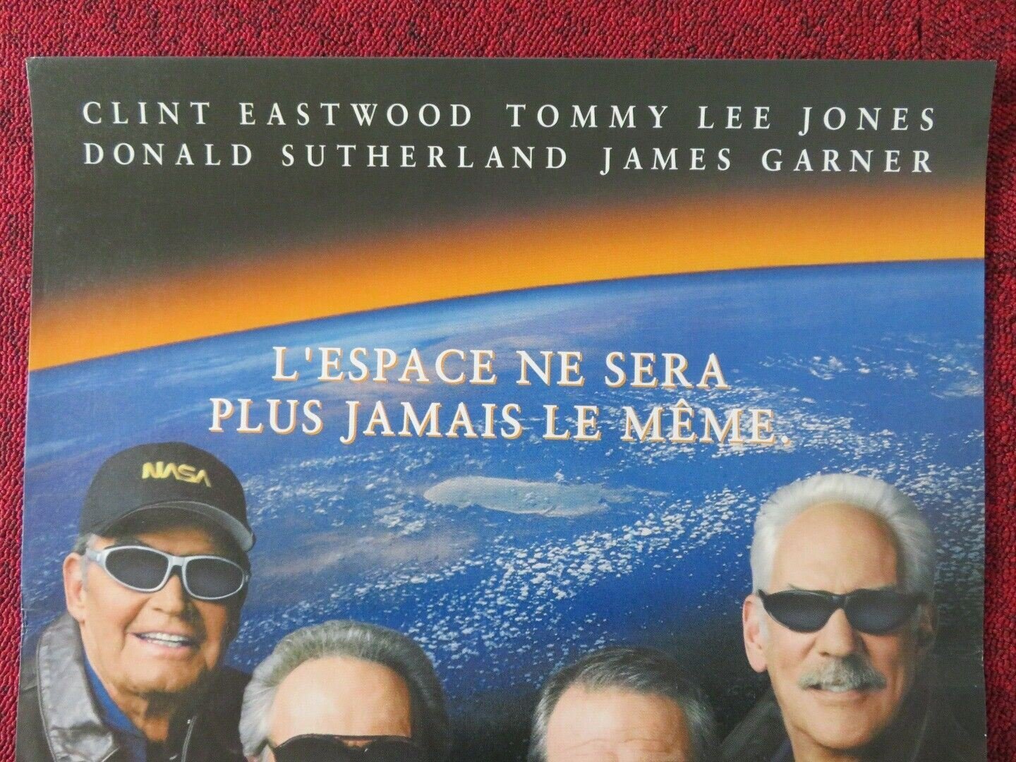 SPACE COWBOYS FRENCH (15"x 21") POSTER CLINT EASTWOOD DONALD SUTHERLAND 2000 Movie posters