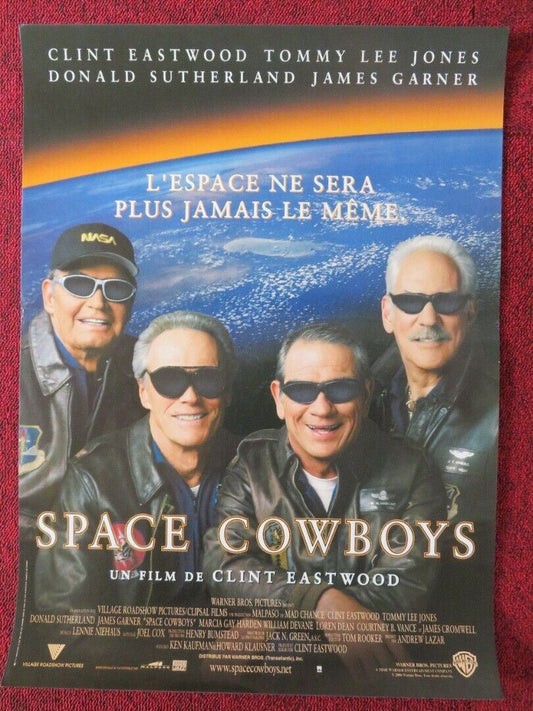 SPACE COWBOYS FRENCH (15"x 21") POSTER CLINT EASTWOOD DONALD SUTHERLAND 2000 Movie posters