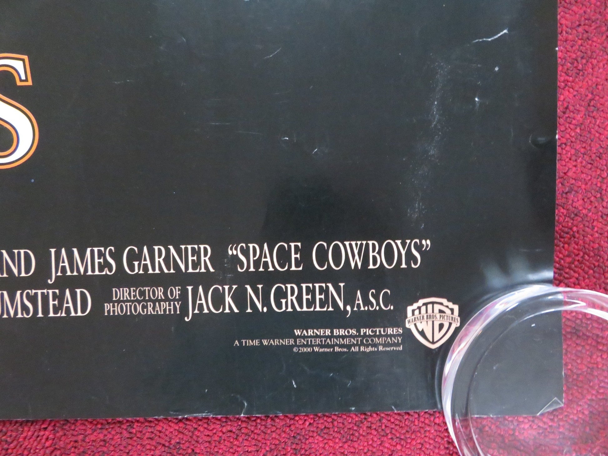 SPACE COWBOYS UK QUAD (30"x 40") ROLLED POSTER CLINT EASTWOOD T. L. JONES 2000 Rendezvous Cinema Movie posters