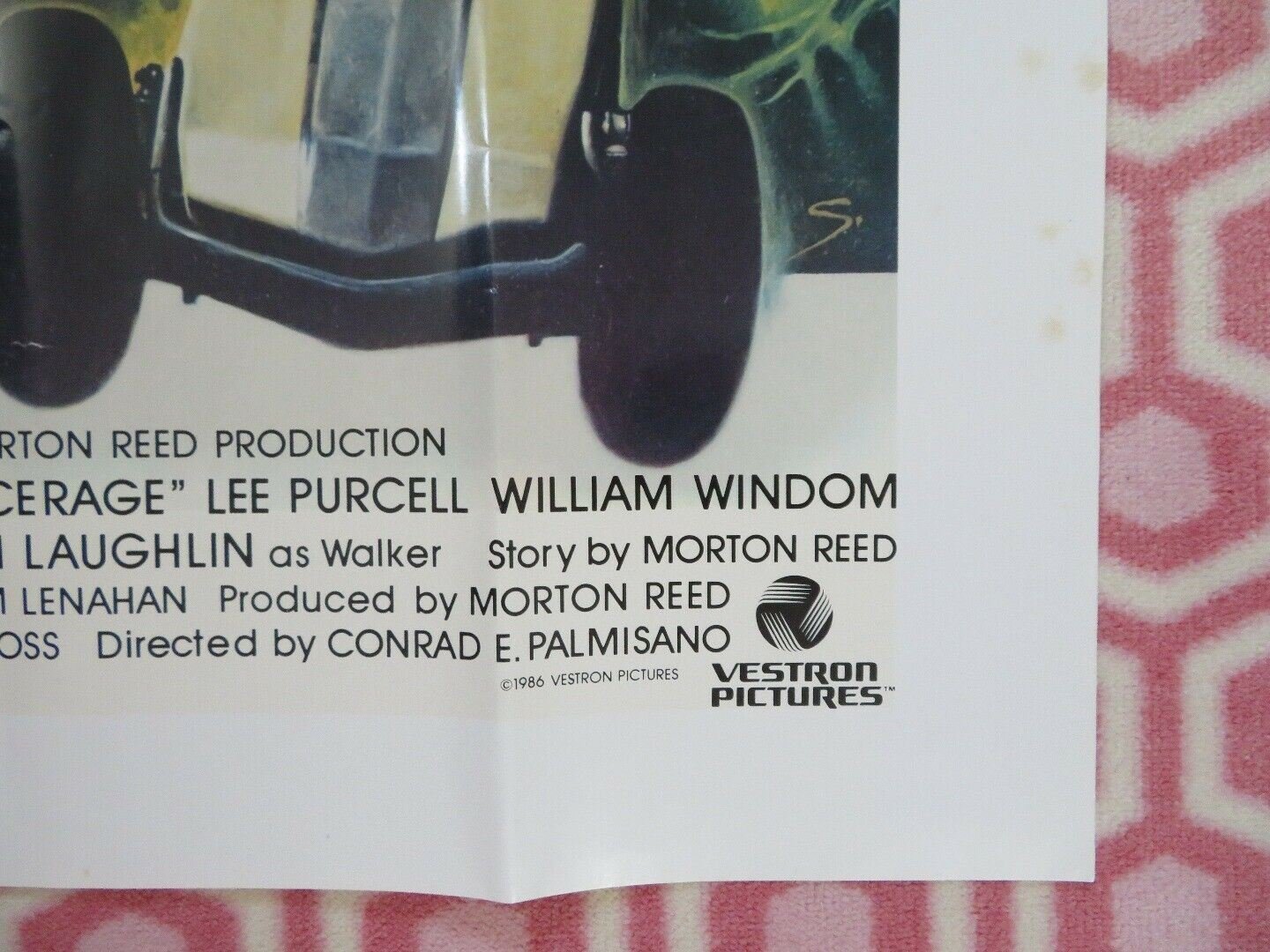 SPACE RAGE FOLDED US ONE SHEET POSTER RICHARD FARNSWORTH MICHAEL PARE 1986 - Rendezvous Cinema