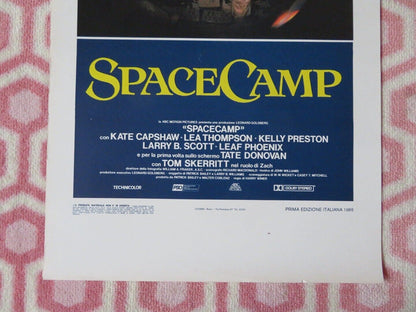 SPACECAMP ITALIAN LOCANDINA (27.5"x13") POSTER KATE CAPSHAW LEA THOMPSON 1986 Movie posters