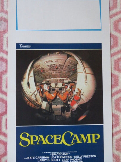 SPACECAMP ITALIAN LOCANDINA (27.5"x13") POSTER KATE CAPSHAW LEA THOMPSON 1986 Movie posters