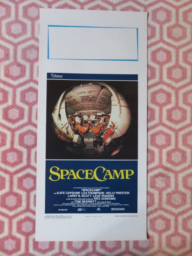 SPACECAMP ITALIAN LOCANDINA (27.5"x13") POSTER KATE CAPSHAW LEA THOMPSON 1986 Movie posters