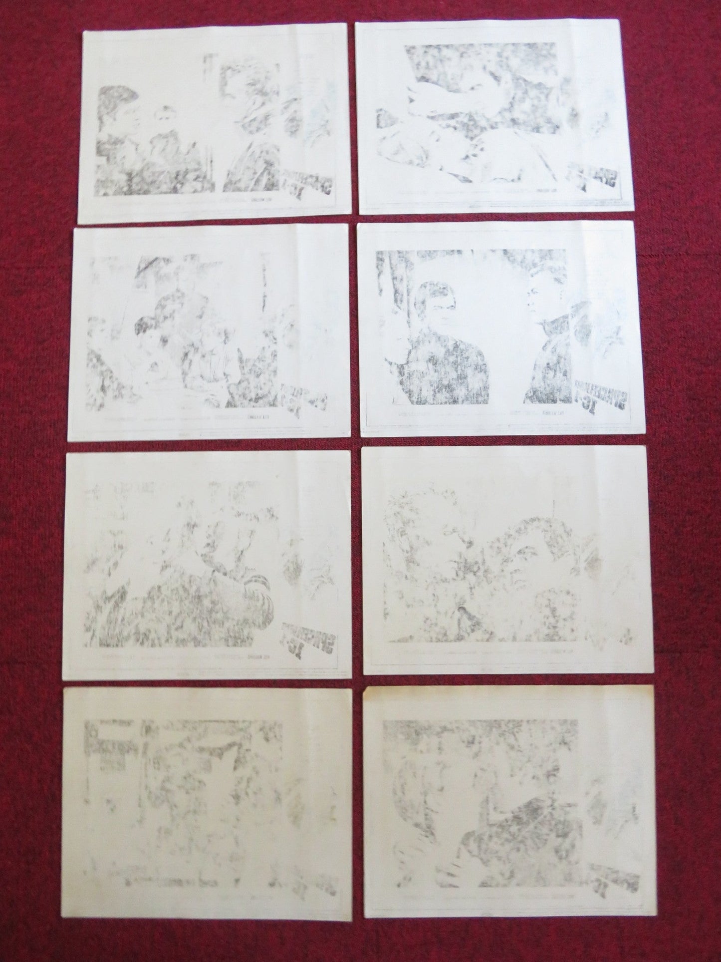 SPACEFLIGHT IC - 1: AN ADVENTURE IN SPACE US LOBBY CARD FULL SET B. WILLIAMS 1965 Rendezvous Cinema Movie posters