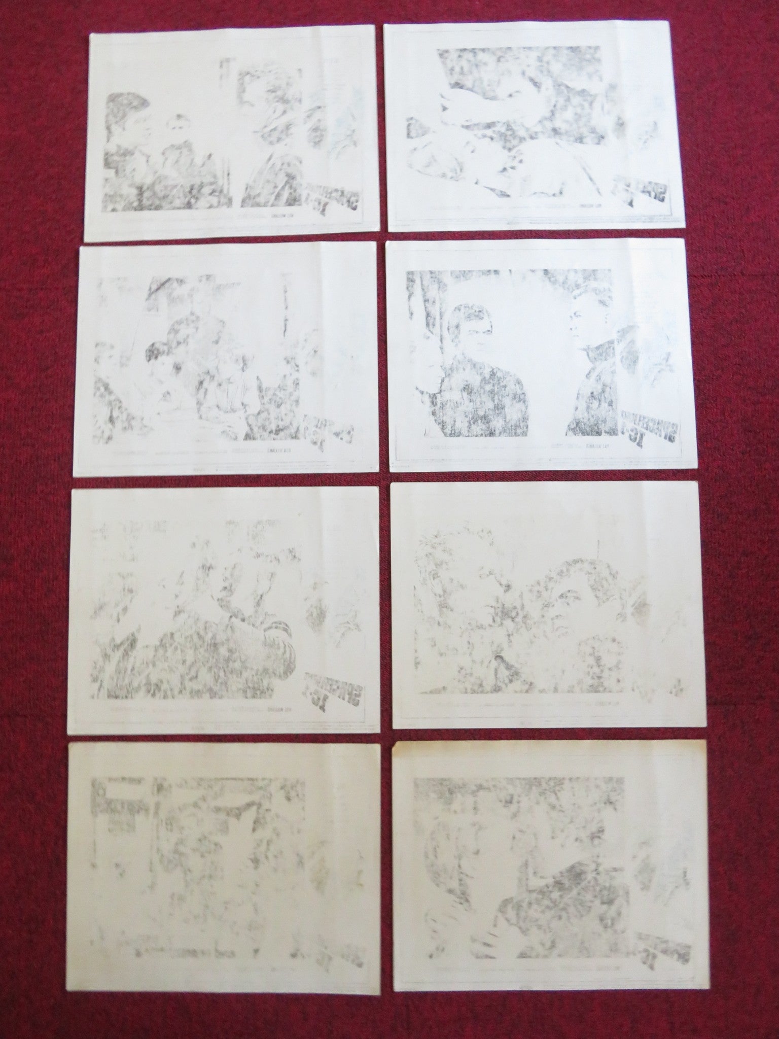 SPACEFLIGHT IC - 1: AN ADVENTURE IN SPACE US LOBBY CARD FULL SET B. WILLIAMS 1965 Rendezvous Cinema Movie posters