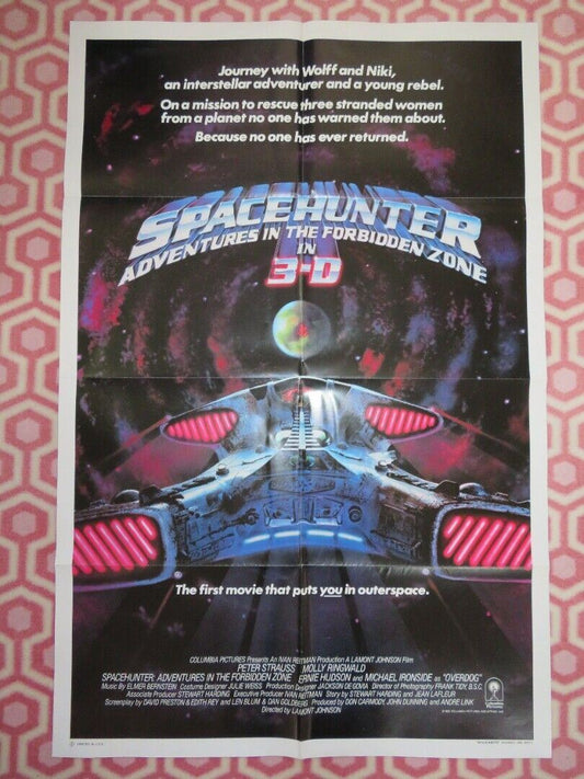 SPACEHUNTER: ADVENTURES IN THE FORBIDDEN ZONE FOLDED US ONE SHEET POSTER 1983 - Rendezvous Cinema