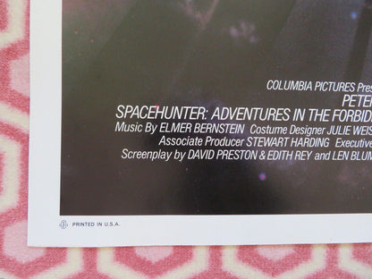 SPACEHUNTER: ADVENTURES IN THE FORBIDDEN ZONE FOLDED US ONE SHEET POSTER 1983 - Rendezvous Cinema