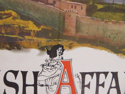 SPANISH AFFAIR FOLDED US ONE SHEET POSTER RICHARD KILEY CARMEN SEVILLA 1957 Movie posters