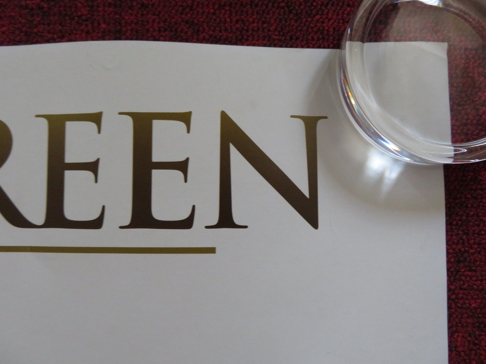 SPARTACUS - BACK ON THE BIG SCREEN UK QUAD (30"x 40") ROLLED POSTER HESTON 2009 Rendezvous Cinema Movie posters