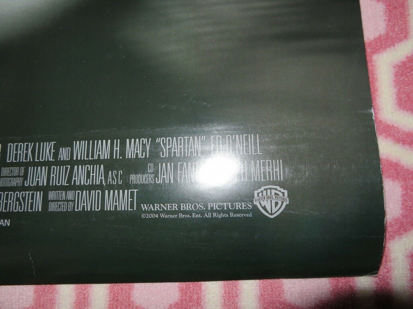 SPARTAN US ROLLED POSTER VAL KILMER DEREK LUKE 2004 Movie posters