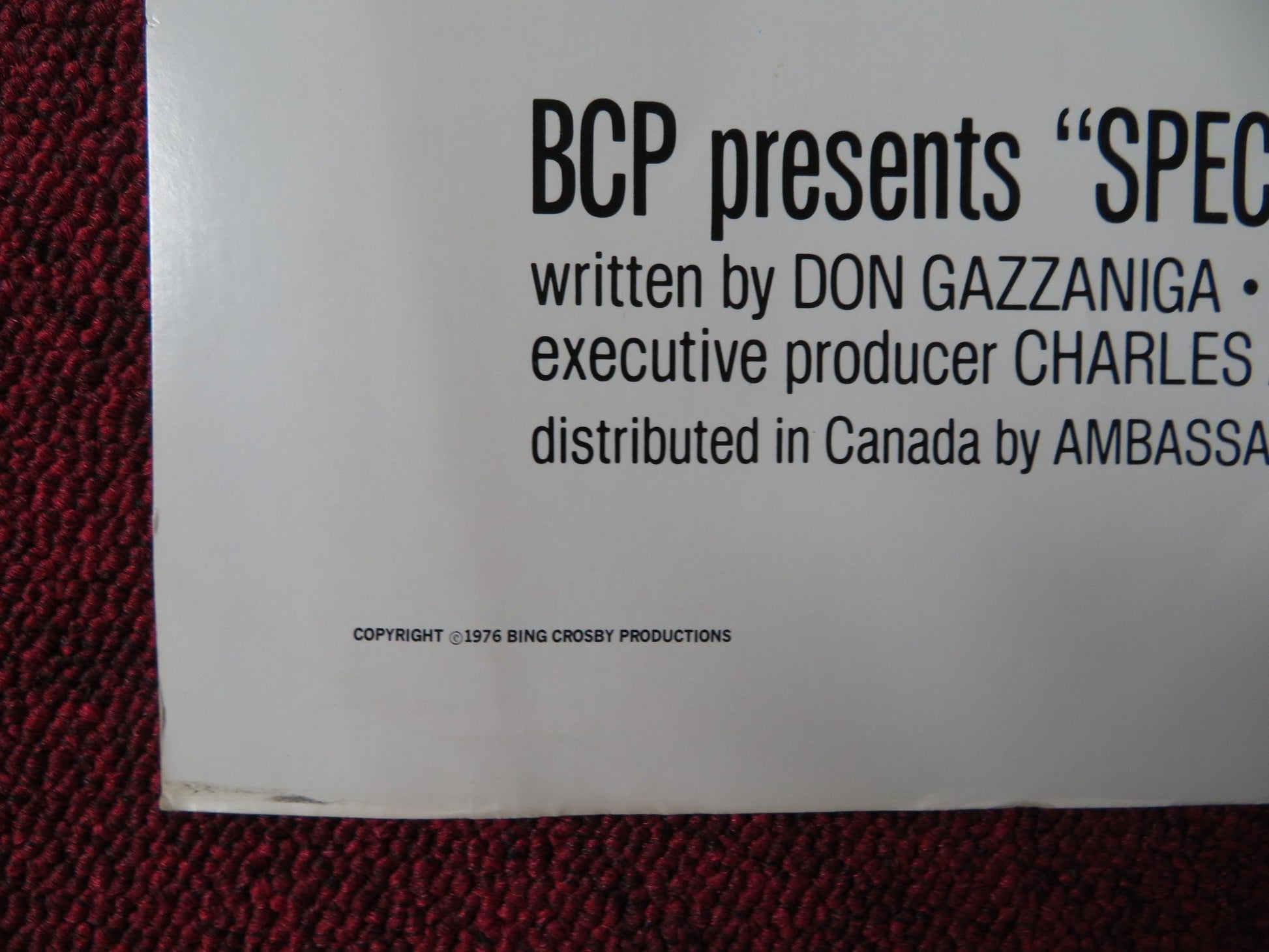 SPECIAL DELIVERY US HALF SHEET (22"x 28") POSTER BO SVENSON CYBILL SHEPHERD 1976 Rendezvous Cinema Movie posters