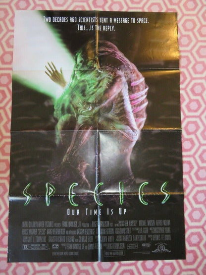 SPECIES FOLDED US ONE SHEET POSTER BEN KINGSLEY FOREST WHITAKER 1995 Movie posters