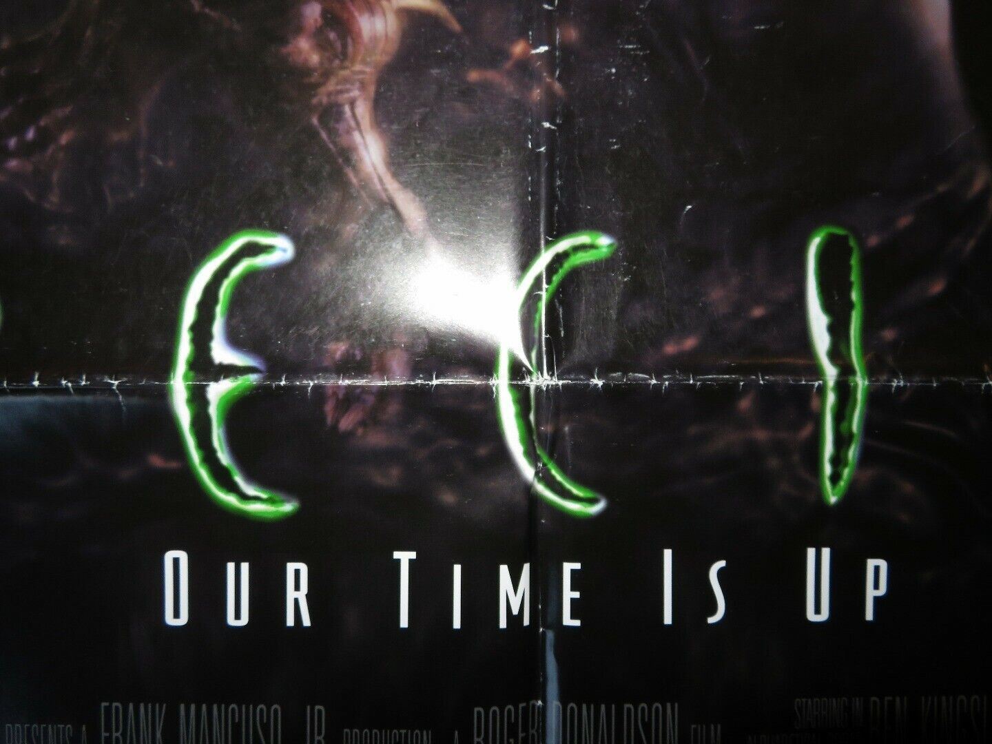 SPECIES FOLDED US ONE SHEET POSTER BEN KINGSLEY FOREST WHITAKER 1995 Movie posters