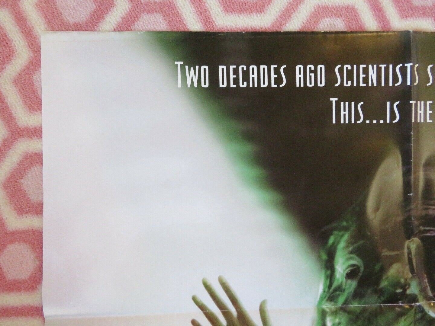 SPECIES FOLDED US ONE SHEET POSTER BEN KINGSLEY FOREST WHITAKER 1995 Movie posters