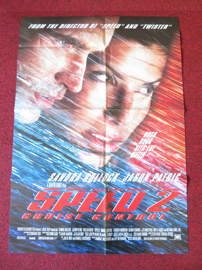 SPEED 2 / THE LOST WORLD JURRASIC PARK POSTER SANDRA BULLOCK JEFF GOLDBLUM 1997 Rendezvous Cinema Movie posters