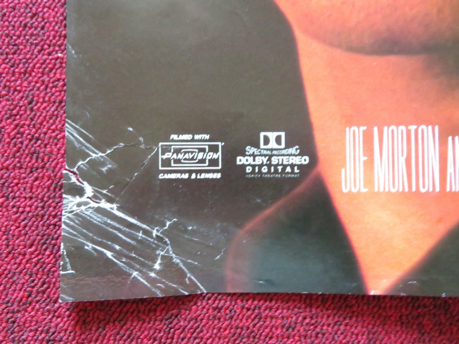 SPEED QUAD POSTER FOLDED KEANU REEVES SANDRA BULLOCK 1994 Rendezvous Cinema Movie posters