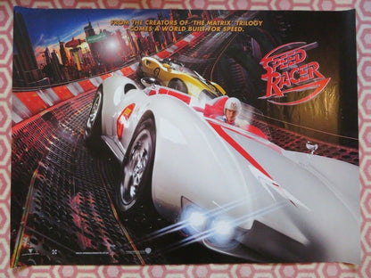SPEED RACER QUAD (30"x 40") ROLLED POSTER SUSAN SARANDON JOHN GOODMAN 2008 Movie posters