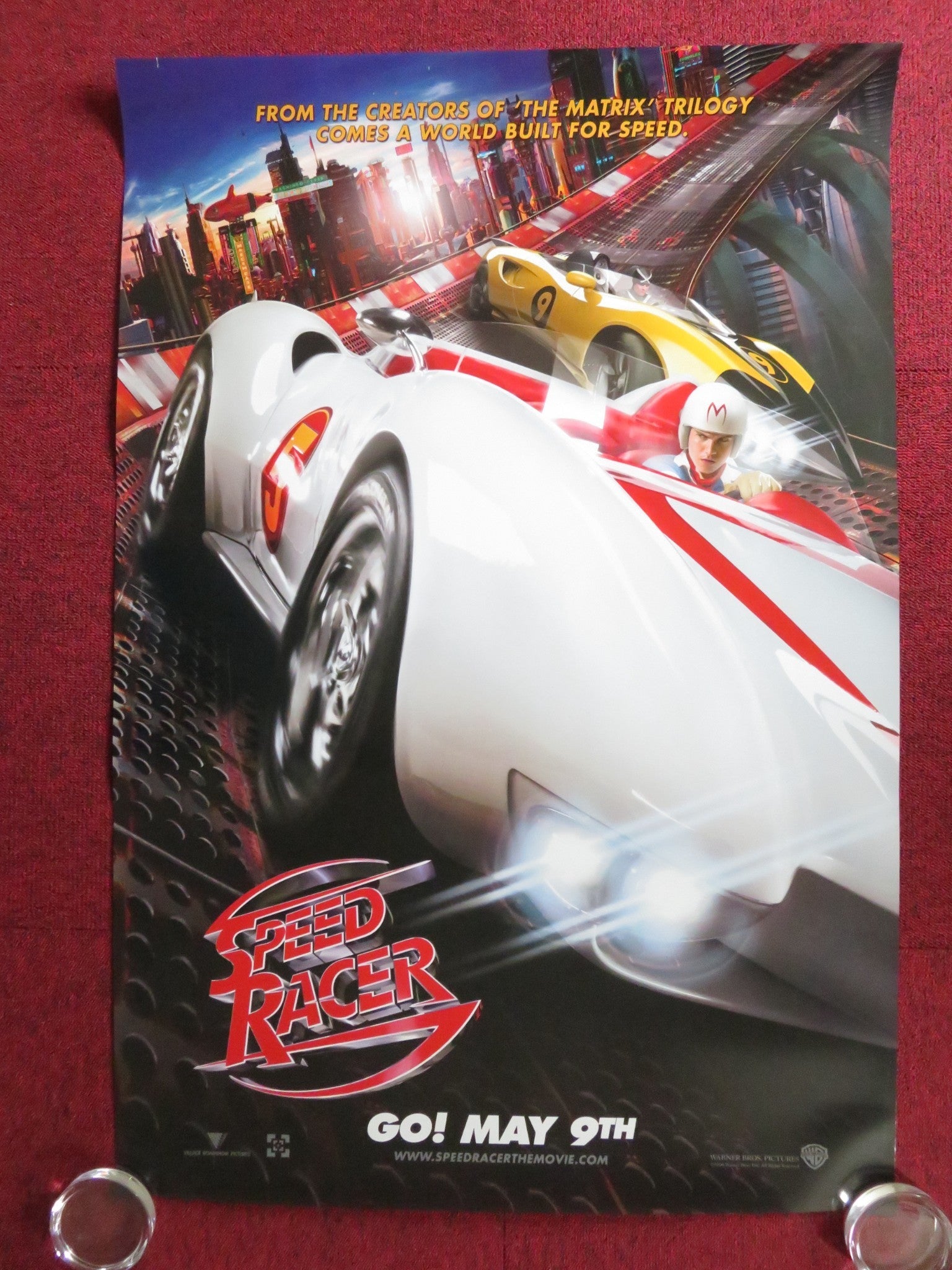 SPEED RACER US ONE SHEET ROLLED POSTER EMILE HIRSCH SUSAN SARANDON 2008 Rendezvous Cinema Movie posters