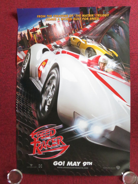 SPEED RACER US ONE SHEET ROLLED POSTER EMILE HIRSCH SUSAN SARANDON 2008 Rendezvous Cinema Movie posters