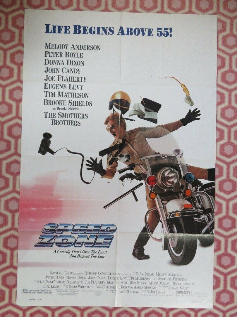 SPEED ZONE US ONE SHEET POSTER PETER BOYLE JOHN CANDY Movie posters