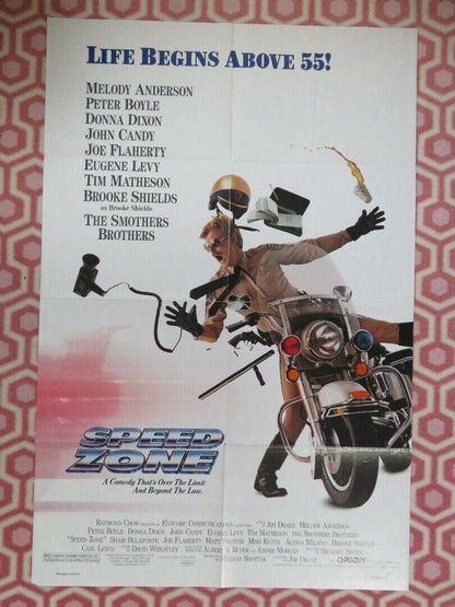 SPEED ZONE US ONE SHEET POSTER PETER BOYLE JOHN CANDY Movie posters