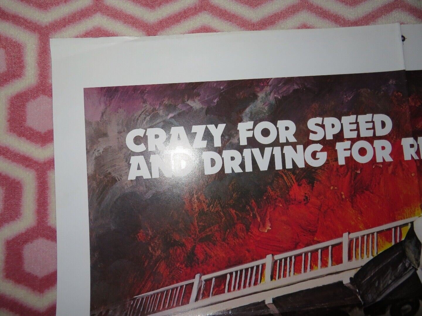 SPEEDTRAP FOLDED US ONE SHEET POSTER JOE DON BAKER TYNE DALY 1977 - Rendezvous Cinema