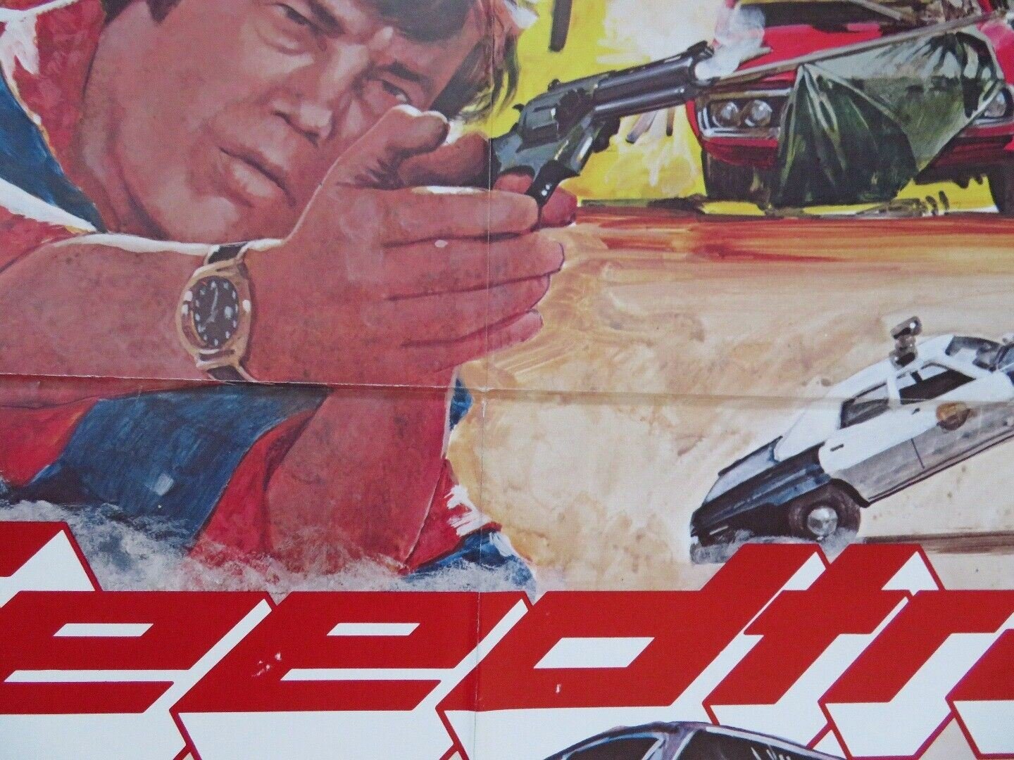 SPEEDTRAP FOLDED US ONE SHEET POSTER JOE DON BAKER TYNE DALY 1977 - Rendezvous Cinema